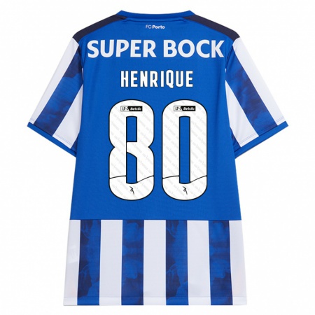 Kandiny Női Kaio Henrique #80 Kék Fehér Hazai Jersey 2024/25 Mez Póló Ing