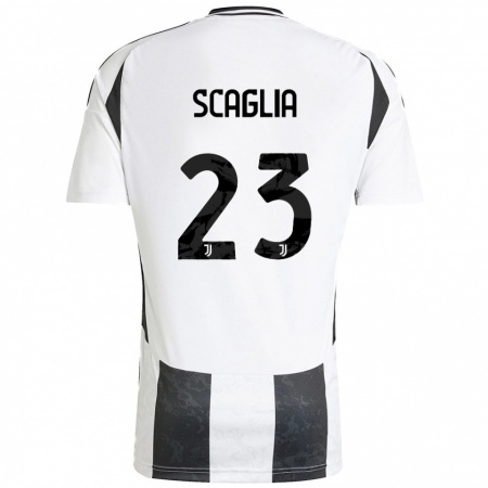 Kandiny Női Filippo Scaglia #23 Fehér Fekete Hazai Jersey 2024/25 Mez Póló Ing