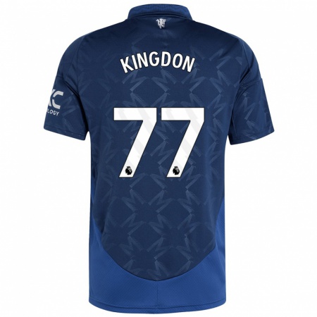 Kandiny Női Jack Kingdon #77 Indigó Idegenbeli Jersey 2024/25 Mez Póló Ing