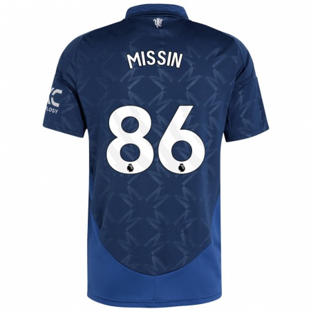 Kandiny Női Ashton Missin #86 Indigó Idegenbeli Jersey 2024/25 Mez Póló Ing