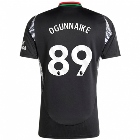 Kandiny Női Josh Ogunnaike #89 Fekete Idegenbeli Jersey 2024/25 Mez Póló Ing