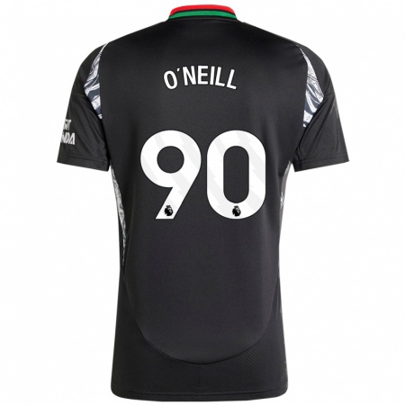 Kandiny Női Ceadach O'neill #90 Fekete Idegenbeli Jersey 2024/25 Mez Póló Ing