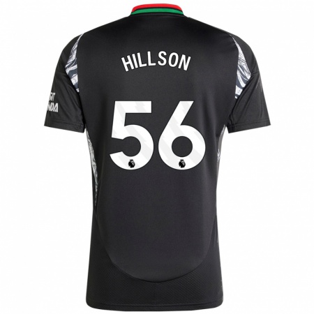 Kandiny Női James Hillson #56 Fekete Idegenbeli Jersey 2024/25 Mez Póló Ing