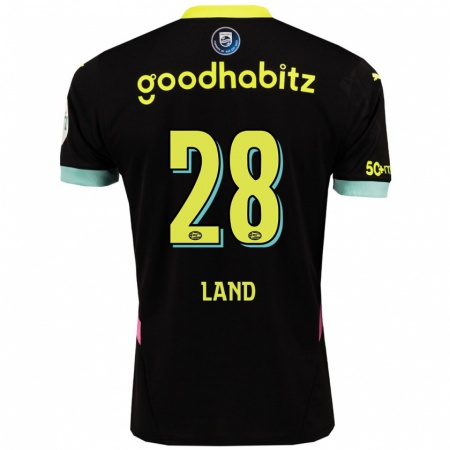 Kandiny Női Tygo Land #28 Fekete Sárga Idegenbeli Jersey 2024/25 Mez Póló Ing