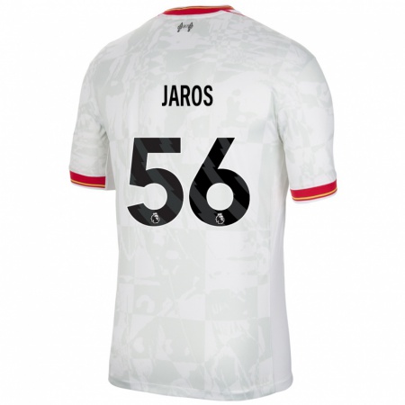 Kandiny Női Vitezslav Jaros #56 Fehér Piros Fekete Harmadik Számú Jersey 2024/25 Mez Póló Ing