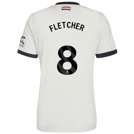 Kandiny Női Tyler Fletcher #8 Törtfehér Harmadik Számú Jersey 2024/25 Mez Póló Ing