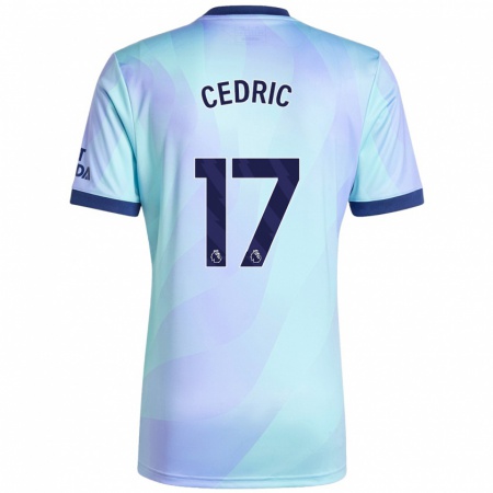 Kandiny Női Cédric Soares #17 Aqua Harmadik Számú Jersey 2024/25 Mez Póló Ing