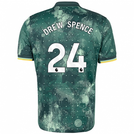 Kandiny Női Drew Spence #24 Menta Zöld Harmadik Számú Jersey 2024/25 Mez Póló Ing