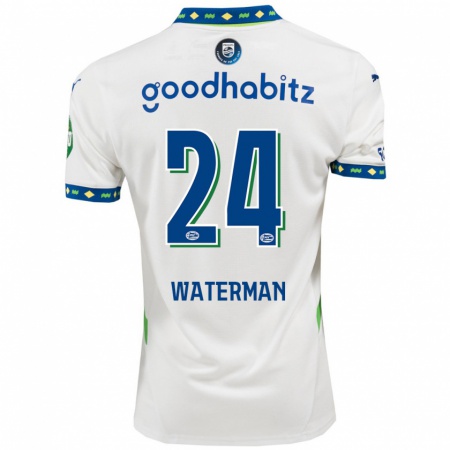 Kandiny Női Boy Waterman #24 Fehér Sötétkék Harmadik Számú Jersey 2024/25 Mez Póló Ing