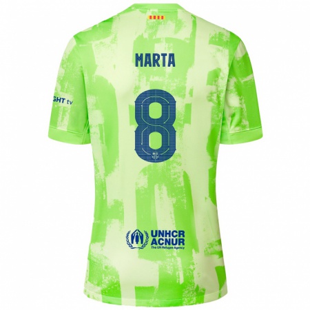 Kandiny Női Marta Torrejon #8 Mész Harmadik Számú Jersey 2024/25 Mez Póló Ing