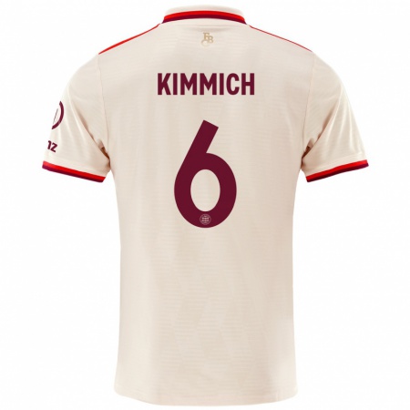 Kandiny Női Joshua Kimmich #6 Vászon Harmadik Számú Jersey 2024/25 Mez Póló Ing