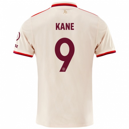 Kandiny Női Harry Kane #9 Vászon Harmadik Számú Jersey 2024/25 Mez Póló Ing