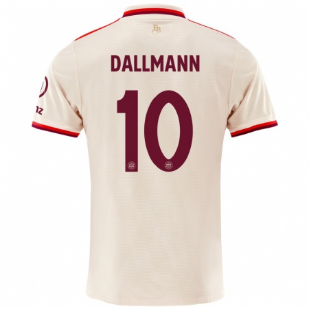 Kandiny Női Linda Dallmann #10 Vászon Harmadik Számú Jersey 2024/25 Mez Póló Ing