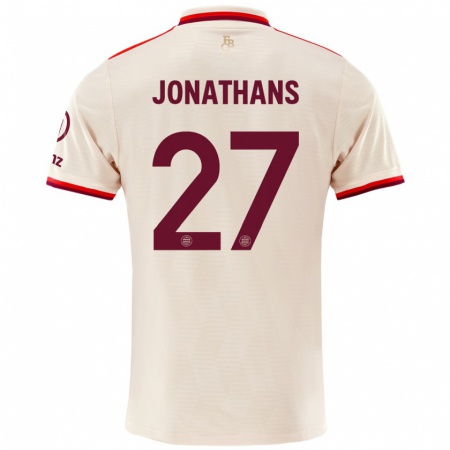 Kandiny Női David Jonathans #27 Vászon Harmadik Számú Jersey 2024/25 Mez Póló Ing