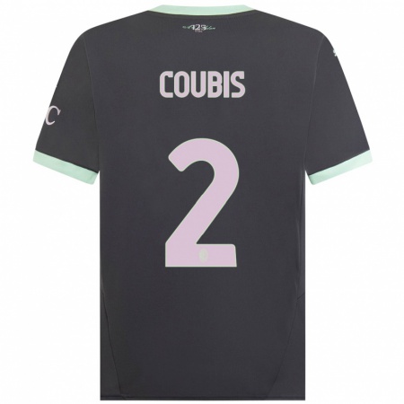 Kandiny Női Andrei Coubis #2 Szürke Harmadik Számú Jersey 2024/25 Mez Póló Ing