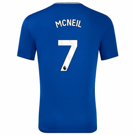 Kandiny Gyermek Dwight Mcneil #7 Kék -Val Hazai Jersey 2024/25 Mez Póló Ing