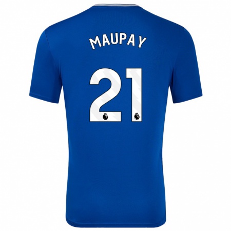 Kandiny Gyermek Neal Maupay #21 Kék -Val Hazai Jersey 2024/25 Mez Póló Ing