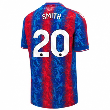 Kandiny Gyermek Hope Smith #20 Piros Kék Csíkok Hazai Jersey 2024/25 Mez Póló Ing