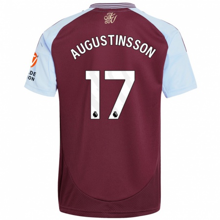 Kandiny Gyermek Ludwig Augustinsson #17 Bordó Égszínkék Hazai Jersey 2024/25 Mez Póló Ing