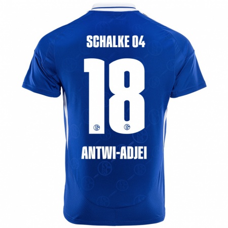 Kandiny Gyermek Christopher Antwi-Adjei #18 Királykék Hazai Jersey 2024/25 Mez Póló Ing