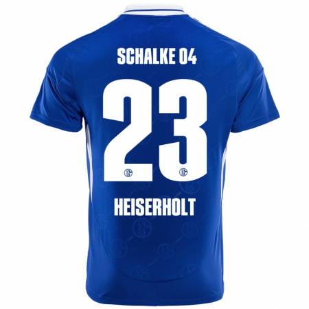 Kandiny Gyermek Finn Heiserholt #23 Királykék Hazai Jersey 2024/25 Mez Póló Ing