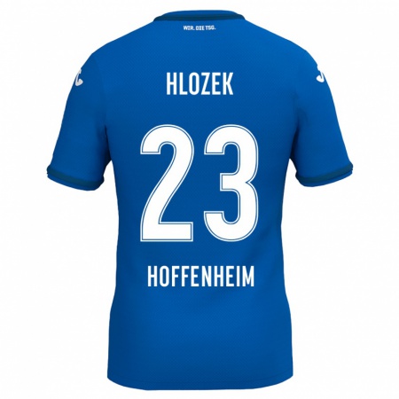 Kandiny Gyermek Adam Hlozek #23 Királykék Hazai Jersey 2024/25 Mez Póló Ing