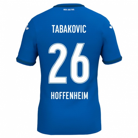 Kandiny Gyermek Haris Tabakovic #26 Királykék Hazai Jersey 2024/25 Mez Póló Ing