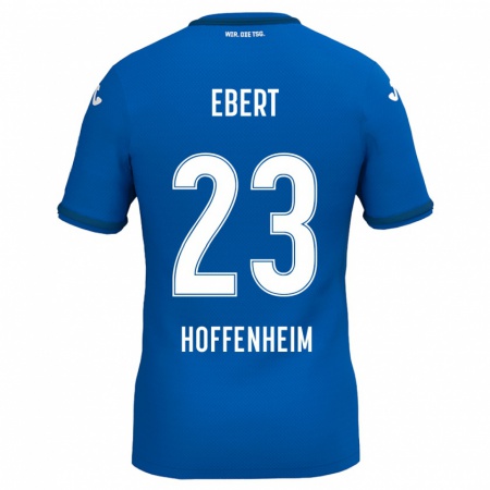 Kandiny Gyermek Darijo Ebert #23 Királykék Hazai Jersey 2024/25 Mez Póló Ing