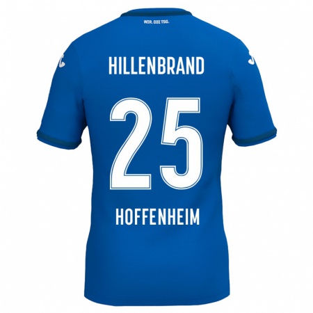 Kandiny Gyermek Jack Hillenbrand #25 Királykék Hazai Jersey 2024/25 Mez Póló Ing