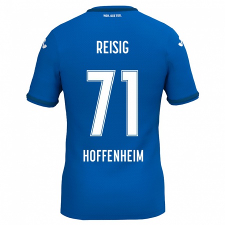 Kandiny Gyermek Ruben Reisig #71 Királykék Hazai Jersey 2024/25 Mez Póló Ing