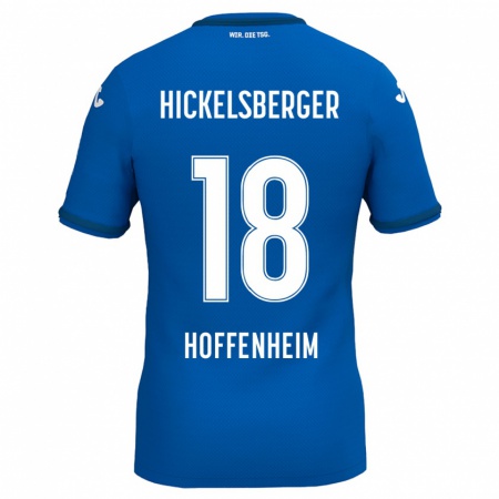 Kandiny Gyermek Julia Hickelsberger #18 Királykék Hazai Jersey 2024/25 Mez Póló Ing