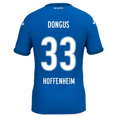 Kandiny Gyermek Fabienne Dongus #33 Királykék Hazai Jersey 2024/25 Mez Póló Ing