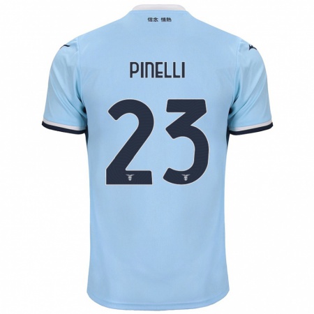 Kandiny Gyermek Pietro Pinelli #23 Kék Hazai Jersey 2024/25 Mez Póló Ing