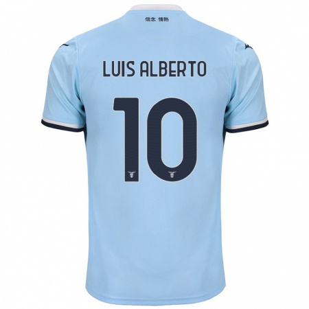 Kandiny Gyermek Luis Alberto #10 Kék Hazai Jersey 2024/25 Mez Póló Ing