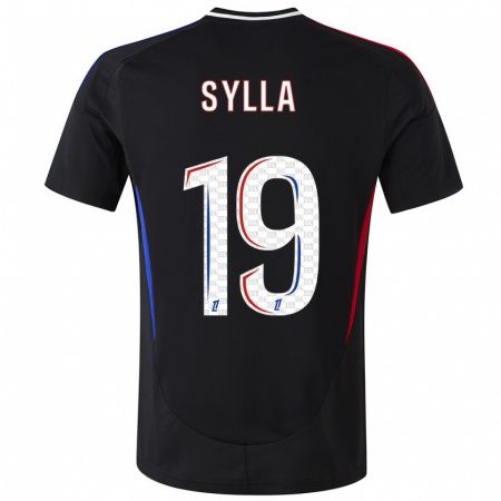 Kandiny Gyermek Kysha Sylla #19 Fekete Idegenbeli Jersey 2024/25 Mez Póló Ing