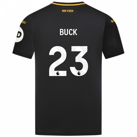 Kandiny Gyermek Alex Buck #23 Fekete Idegenbeli Jersey 2024/25 Mez Póló Ing