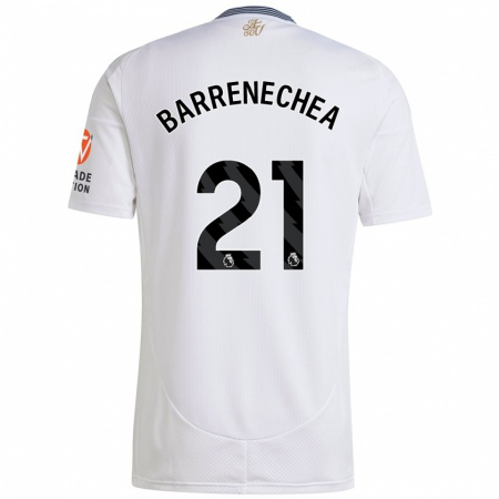 Kandiny Gyermek Enzo Barrenechea #21 Fehér Idegenbeli Jersey 2024/25 Mez Póló Ing