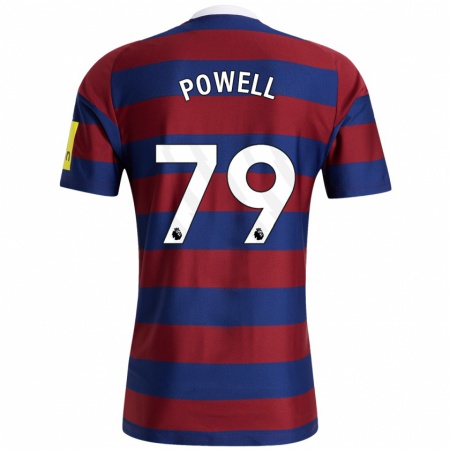 Kandiny Gyermek Rory Powell #79 Bordó Sötétkék Idegenbeli Jersey 2024/25 Mez Póló Ing