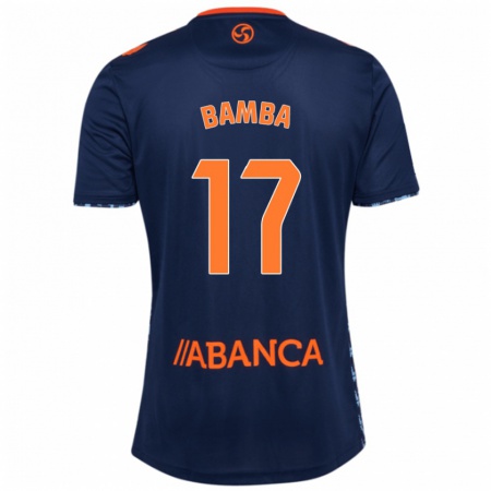 Kandiny Gyermek Jonathan Bamba #17 Sötétkék Idegenbeli Jersey 2024/25 Mez Póló Ing