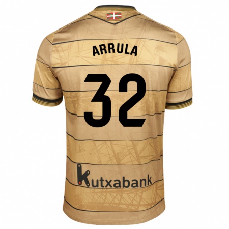 Kandiny Gyermek Julia Arrula #32 Barna Idegenbeli Jersey 2024/25 Mez Póló Ing