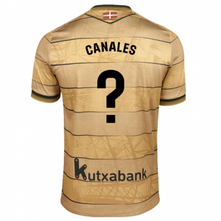 Kandiny Gyermek Cristian Canales #0 Barna Idegenbeli Jersey 2024/25 Mez Póló Ing