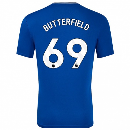 Kandiny Férfi Luke Butterfield #69 Kék -Val Hazai Jersey 2024/25 Mez Póló Ing