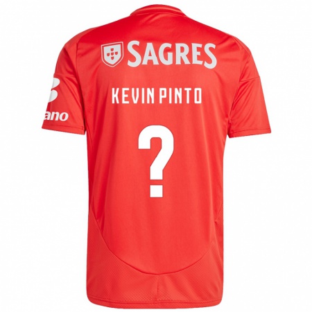 Kandiny Férfi Kevin Pinto #0 Piros Fehér Hazai Jersey 2024/25 Mez Póló Ing