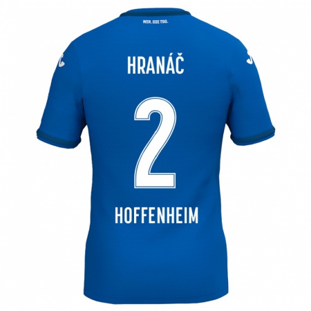 Kandiny Férfi Robin Hranac #2 Királykék Hazai Jersey 2024/25 Mez Póló Ing