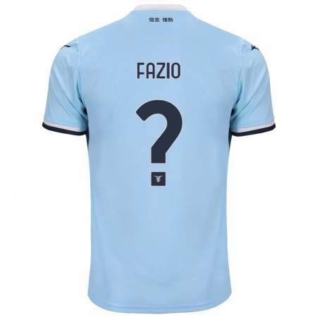 Kandiny Férfi Francesco Fazio #0 Kék Hazai Jersey 2024/25 Mez Póló Ing