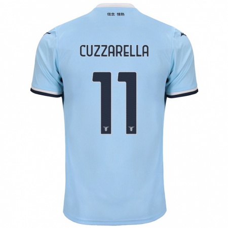 Kandiny Férfi Cristian Cuzzarella #11 Kék Hazai Jersey 2024/25 Mez Póló Ing