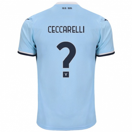 Kandiny Férfi Alessandro Ceccarelli #0 Kék Hazai Jersey 2024/25 Mez Póló Ing