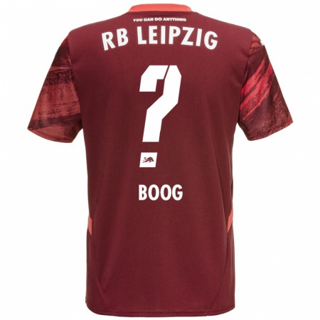 Kandiny Férfi Miguel Boog #0 Burgundia Idegenbeli Jersey 2024/25 Mez Póló Ing