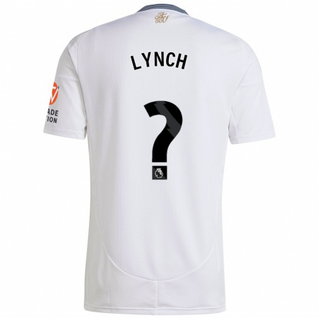 Kandiny Férfi Luka Lynch #0 Fehér Idegenbeli Jersey 2024/25 Mez Póló Ing