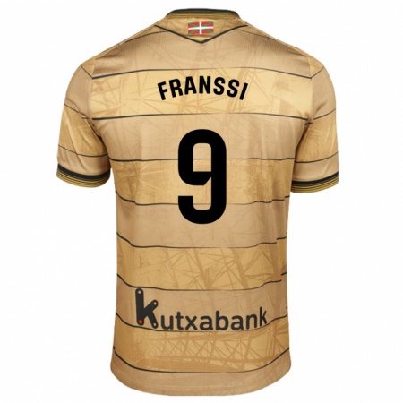 Kandiny Férfi Sanni Franssi #9 Barna Idegenbeli Jersey 2024/25 Mez Póló Ing